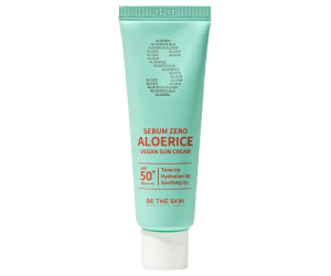 Be The Skin Sebum Zero Aloerice Vegan Sun Cream 50ml SPF 50+, PA++++