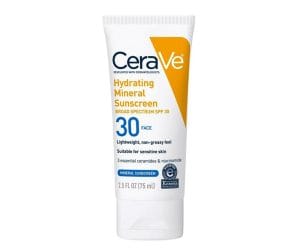 CeraVe SPF 30 Hydrating Mineral Sunscreen for Face - Alyals BD