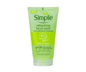 Simple Kind To Skin Refreshing Facial Gel Wash 150ml