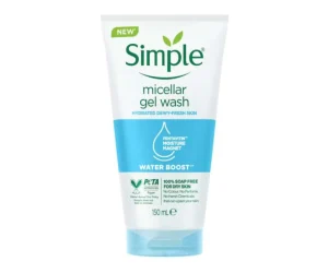 Simple Water Boost Micellar Facial Gel Wash 150ml