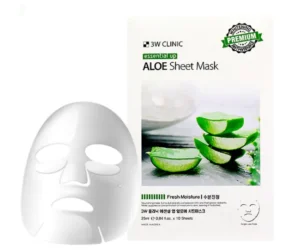 3W Clinic Essential Up Aloe Sheet Mask
