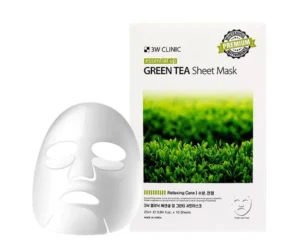 3W Clinic Essential Up Green Tea Sheet Mask (25ml)