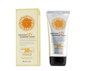 3W Clinic Intensive UV Sunblock Cream SPF 50+PA+++