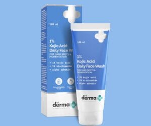 The Derma Co 1% Kojic Acid Face Wash with Niacinamide & Alpha Arbutin For Dark Spots & Pigmentation 100ml