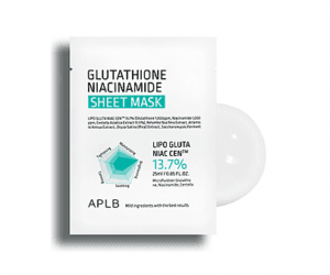 APLB Glutathione Niacinamide Sheet Mask – Alyals BD