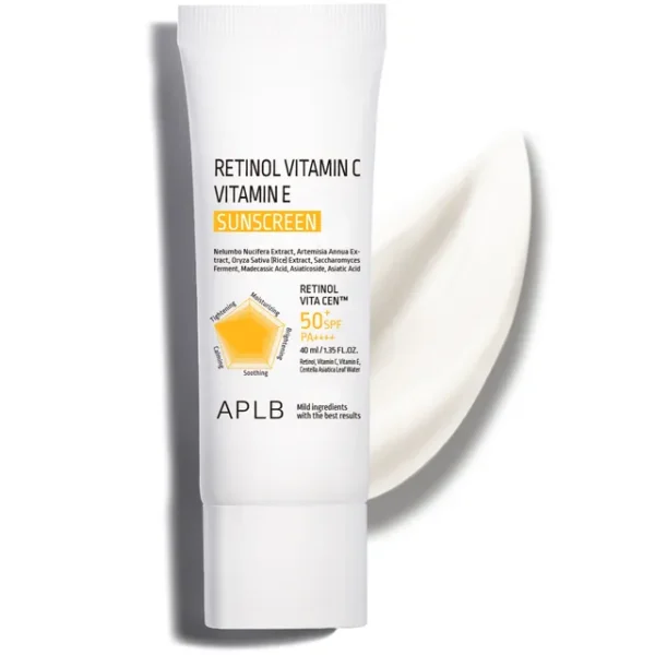 APLB Retinol Vitamin C E Sunscreen SPF50+ 40ml – Alyals BD