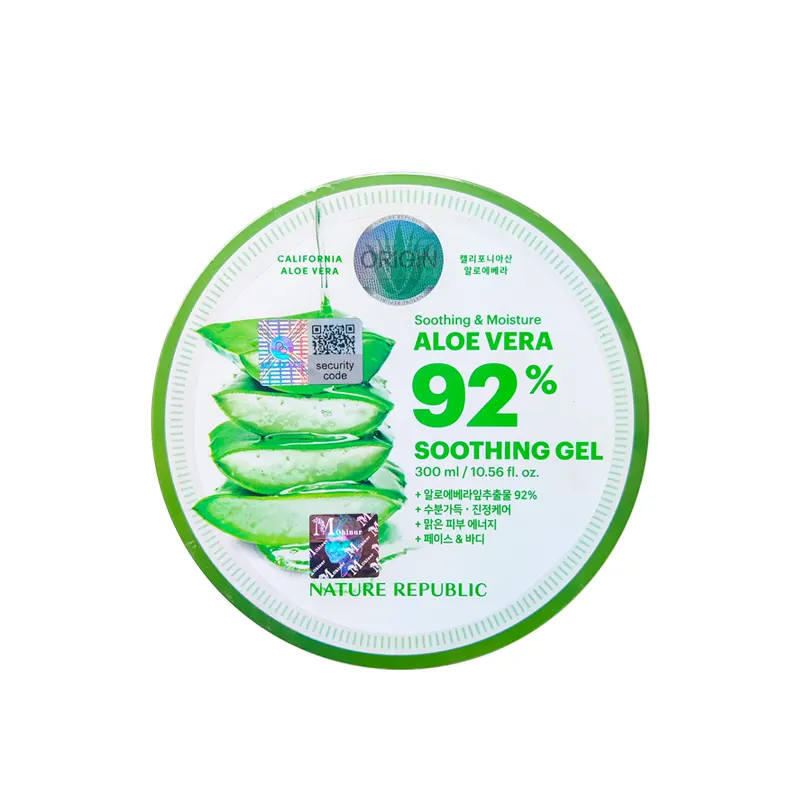 NATURE REPUBLIC Soothing and Moisture Aloe Vera 92% Soothing Gel, 300 ml
