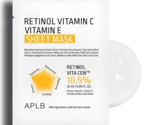 APLB Retinol Vitamin C Vitamin E Sheet Mask 25ml