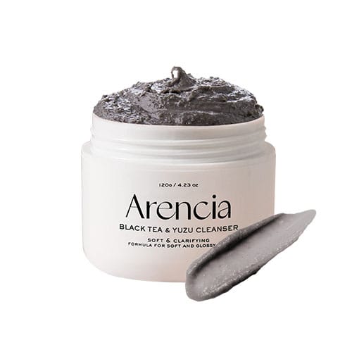arencia black tea & yuzu cleanser 120g
