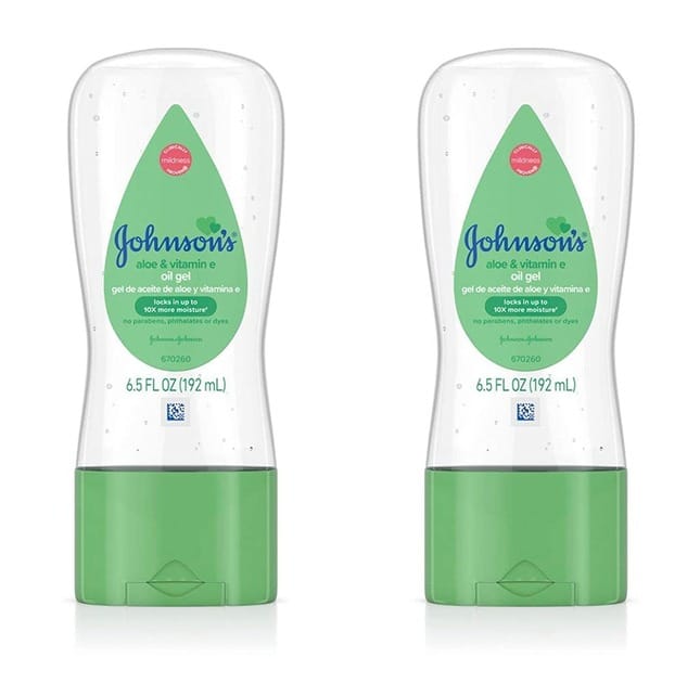 Johnson's Baby Oil Gel Aloe & Vitamin E 6.5 oz