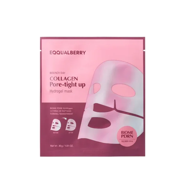 Eqqualberry Collagen Pore-Tight Up Hydrogel Mask 30g
