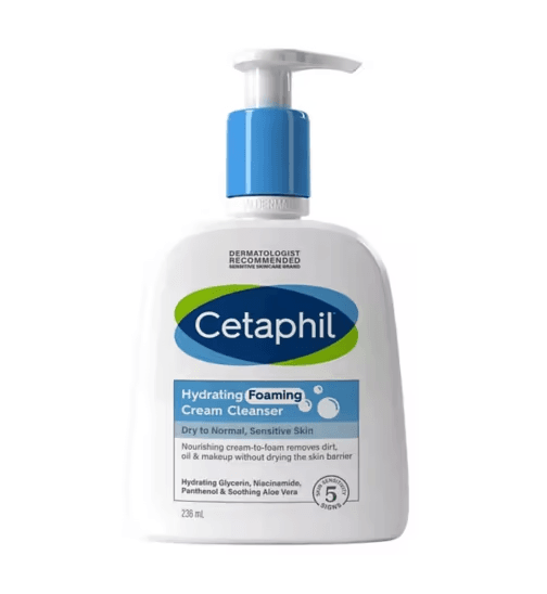 Cetaphil Hydrating Foaming Cream Cleanser