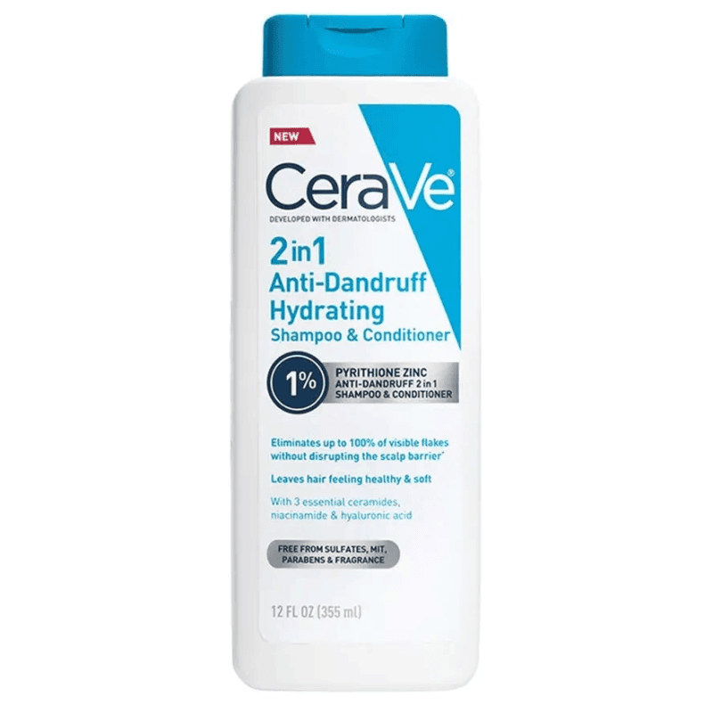 CeraVe 2-in-1 Anti-Dandruff Hydrating Shampoo and Conditioner