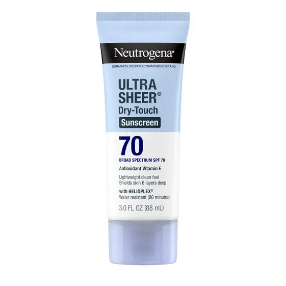 Neutrogena Ultra Sheer Dry‑Touch SPF 70 Neutrogena Ultra Sheer Dry‑Touch SPF 70