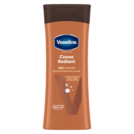 Vaseline Intensive Care Cocoa Radiant Lotion 400ml – Deep Moisture & Natural Glow