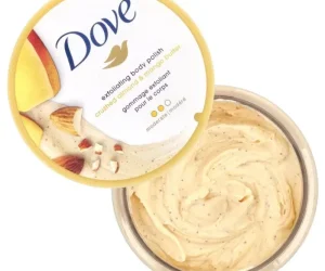 Dove Exfoliating Body Polish Body Scrub Crushed Almond and Mango Butter 298 g