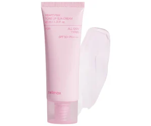 CELIMAX HEART PINK TONE UP SUN CREAM 40ML