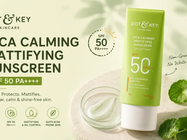 Dot & Key CICA Calming Mattifying Sunscreen SPF 50 PA++++ 80gm – তৈলাক্ত ও সেনসিটিভ স্কিনের জন্য কি এটি সত্যিই ভালো?