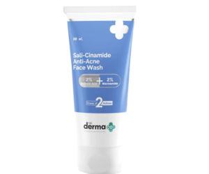 The Derma Co. Sali-Cinamide Anti-Acne Face Wash With 2% Salicylic Acid & 2% Niacinamide 80ml